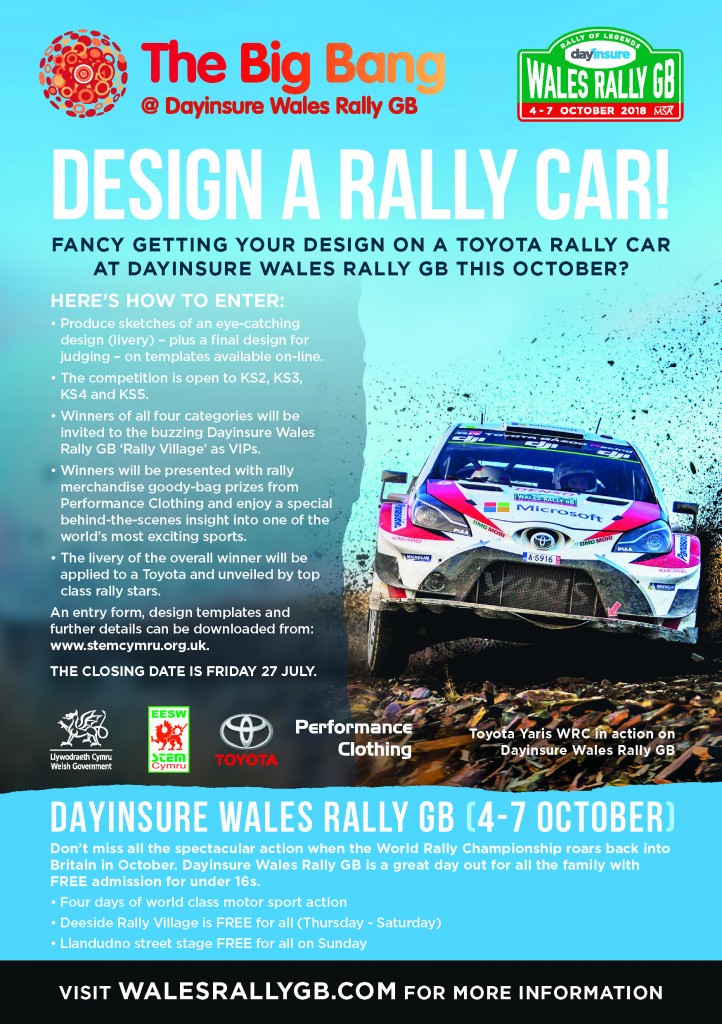 Dayinsure Wales Rally GB Competition for Schools 2018