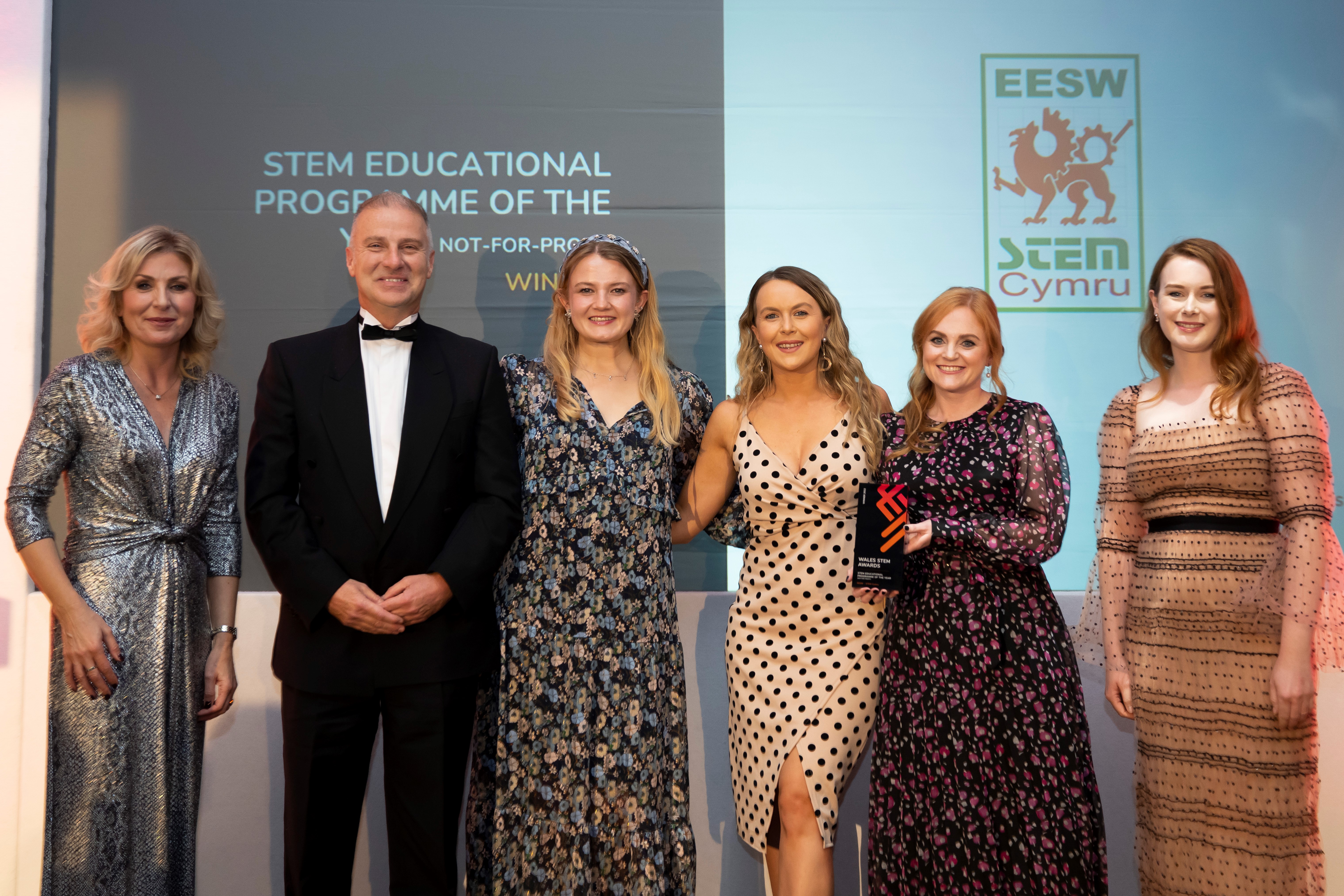 EESW STEM Cymru win the STEM Educational Programme of the Year (Not for profit) 